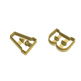 Single letter cookie cutter (A-I)