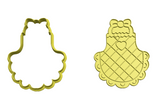 Kitchen apron  cookie cutter and stamp