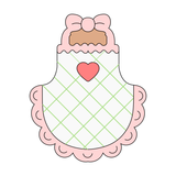 Kitchen apron  cookie cutter and stamp