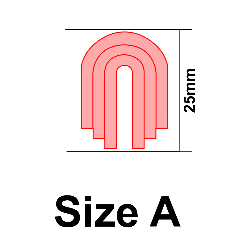 UForm Arch U shape 2 clay cutter (UF0115) – Frosted Cutters