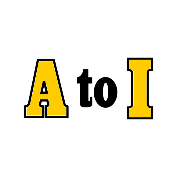 Single letter cookie cutter (A-I)