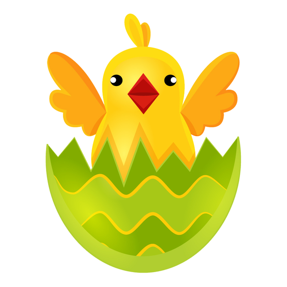 Baby chick egg cookie cutter