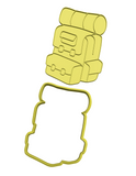 Camping backpack Cookie Cutter and STAMP