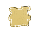 Trick or treat cookie cutter and stamp