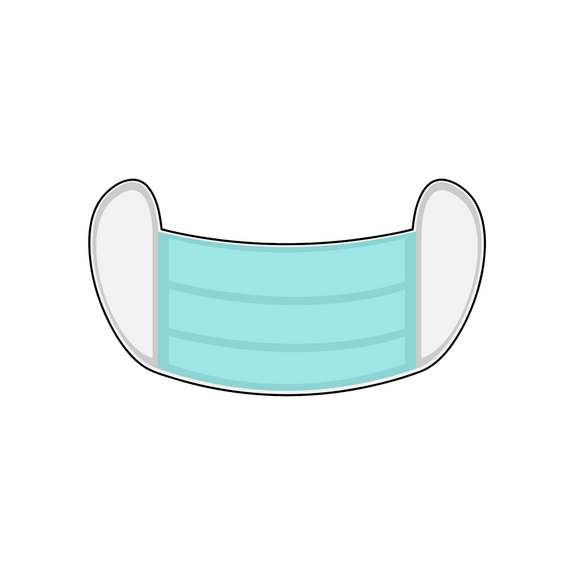 Face mask cookie cutter