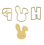 HOP Easter bunny platter cutter and stamp set