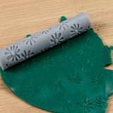 UForm Polymer clay texture roller - Daisy flowers pattern (TR003)