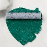UForm Polymer clay texture roller - Daisy flowers pattern (TR003)