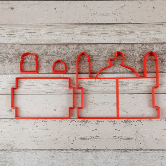 Interlocking Ramadan and Eid Gingerbread Mosque cutter set