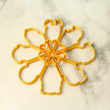 Christmas Platter cutters and stamps set (set of 9 shapes)