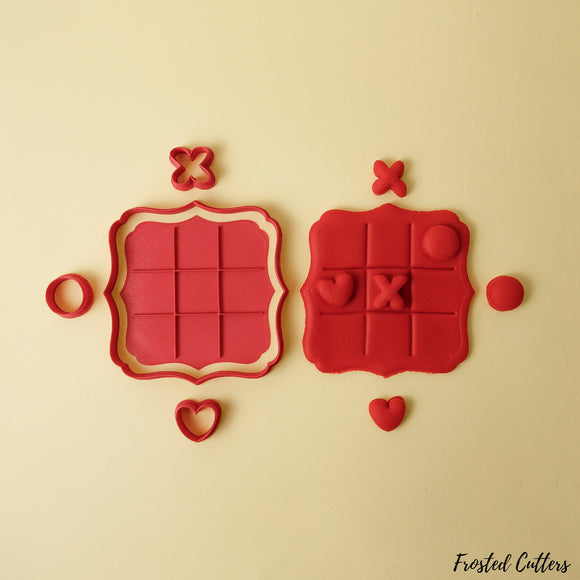Tic-Tac-Toe Valentines cutter set