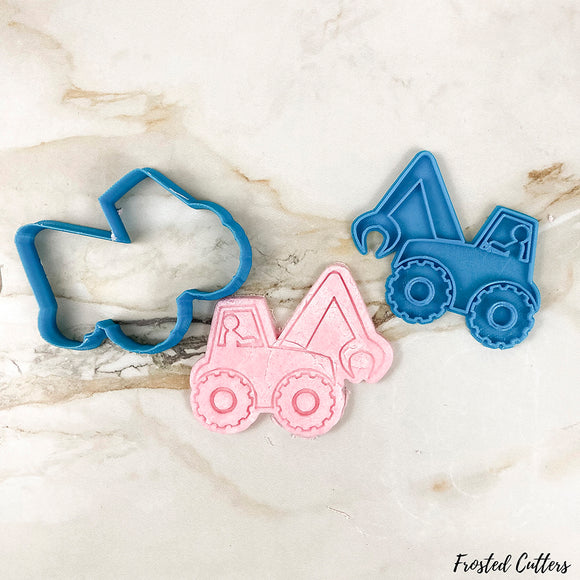 Grapple truck cookie cutter and stamp