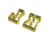 Single letter cookie cutter (J-R)