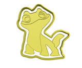 Lizard (Bruni) cookie cutter with stamp