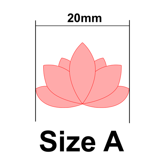 UForm Lotus flower shape clay cutter (UF0045)