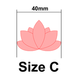 UForm Lotus flower shape clay cutter (UF0045)