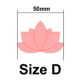 UForm Lotus flower shape clay cutter (UF0045)