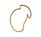 Mango fruit cookie cutter