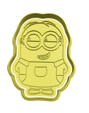 Dave the minion cookie cutter and stamp