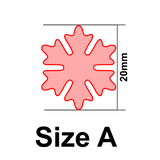 UForm Snowflake shape clay cutter (UF0056)