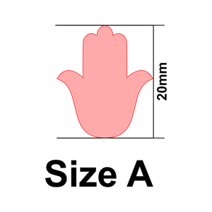 UForm Hamsa hand shape clay cutter (UF0065)