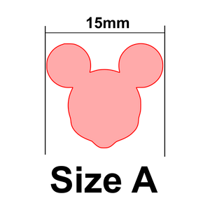 Uform Mickey mouse shape clay cutter (UF0098)