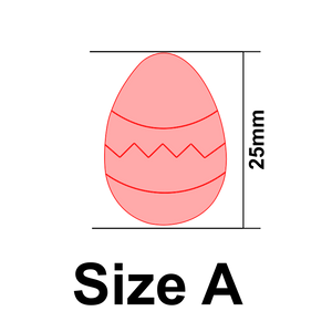 UForm Egg with emboss shape clay cutter (UF0089)