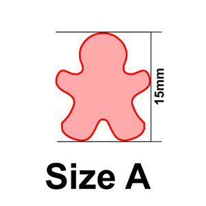 UForm Gingerbread man shape clay cutter (UF0051)