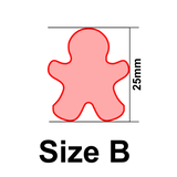 UForm Gingerbread man shape clay cutter (UF0051)