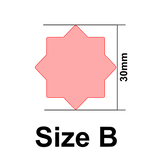 UForm Islamic star shape clay cutter (UF0093)