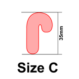 UForm Candycane shape clay cutter (UF0054)