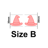 Witch hat shape clay cutter (UF0117)