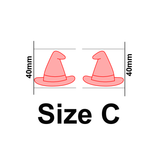 Witch hat shape clay cutter (UF0117)