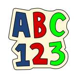 ABC123 school cutter and stamp