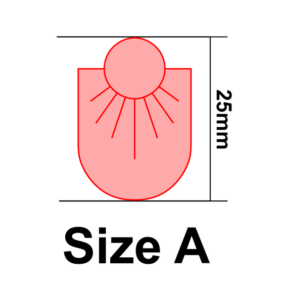 UForm Art Deco 11 Solar shape clay cutter (UF0103)