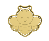 Bee cookie cutter and stamp