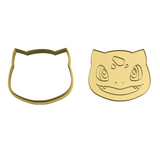 Pokemon Bulbasaur cookie cutter and stamp