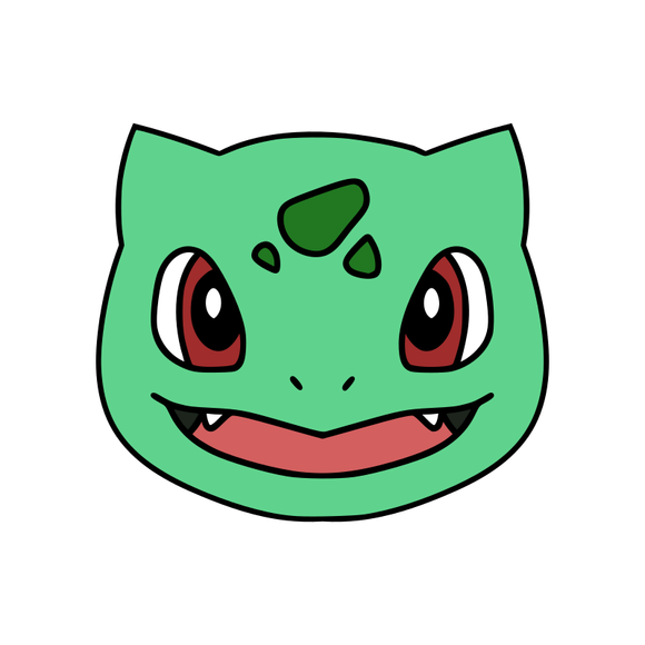 Pokemon Bulbasaur cookie cutter and stamp