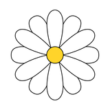 Daisy flower cookie cutter and stamp