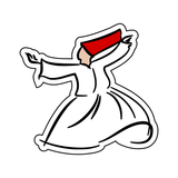 Darwish Sufi dancer cookie cutter with stamp