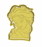 Elsa frozen cookie cutter and stamp