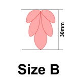 UForm floral leaf shape clay cutter (UF0063)