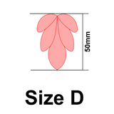 UForm floral leaf shape clay cutter (UF0063)