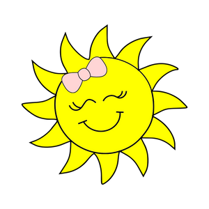 Sun cookie cutter and stamp