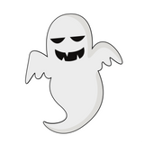Ghost cookie cutter and stamp