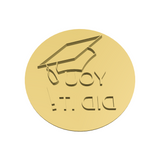 You did it graduation lettering stamp