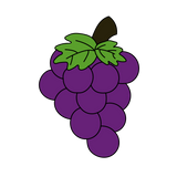 Grape cookie cutter and stamp
