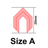 UForm Hexagonal arch shape clay cutter (UF0073)
