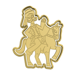 Al Mouled Horse and Knight with stamp