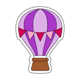 Hot air balloon cookie cutter and stamp